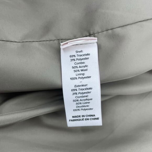 Cinq a Sept Khloe Knitted Sweater Blazer Jacket Hooded Brown Size 4 - Picture 13 of 13